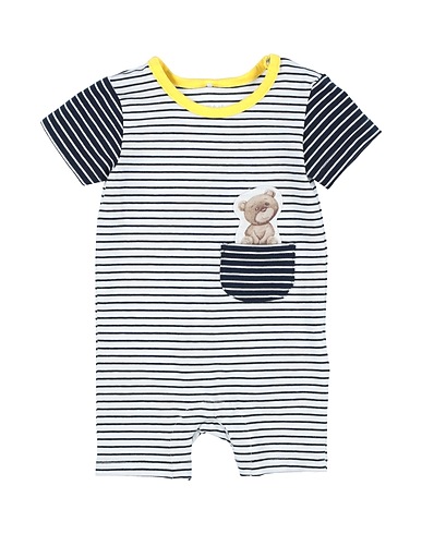 NAME IT® Tutina Baby  Bianco 95% Cotone organico, 5% Elastan