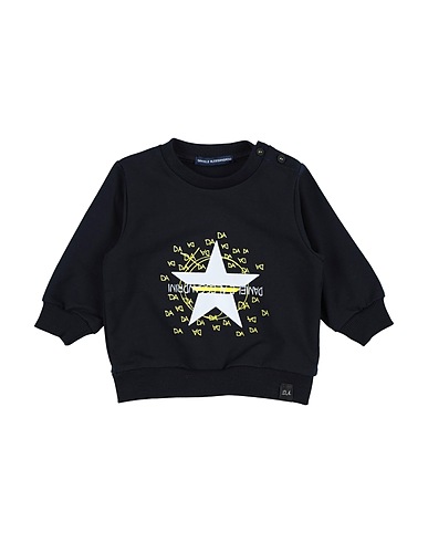 DANIELE ALESSANDRINI Sweatshirt Midnight blue 96% Cotton, 4% Elastane