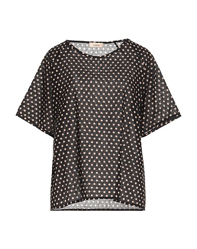 NANÀ ITALIAN HEART Top Black 100% Cotton