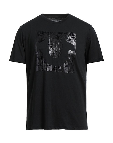 TRUE RELIGION T-shirt Black 60% Cotton, 40% Polyester