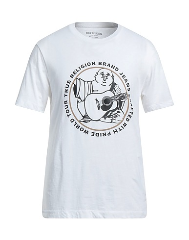 TRUE RELIGION T-Shirt Weiß 100% Baumwolle