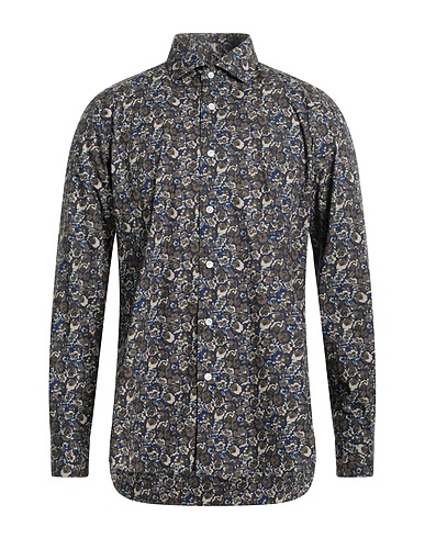 BARBA Napoli Shirts Blue 100% Cotton