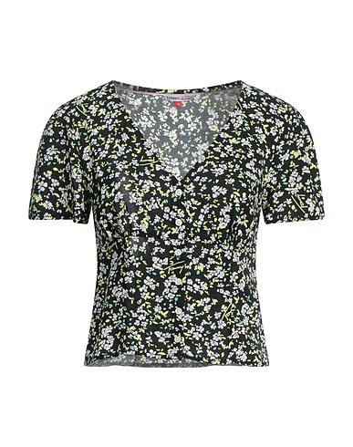 TOMMY JEANS Hemden und Blusen mit Blumen Schwarz 100% Viskose