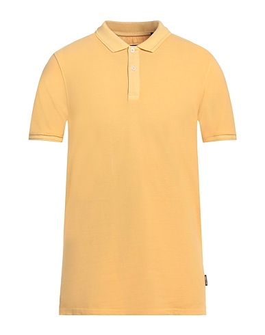 ONLY & SONS Polo Giallo ocra 100% Cotone