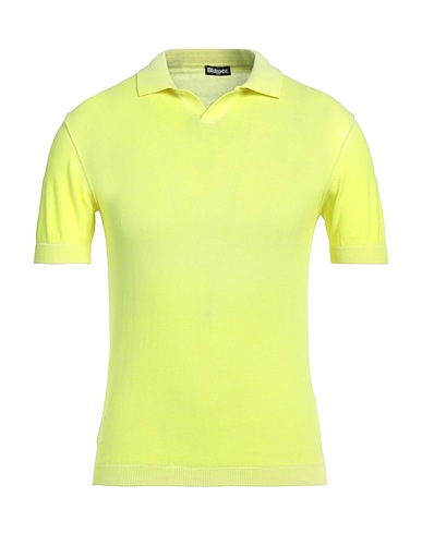 BLAUER. Pullover Giallo 100% Cotone