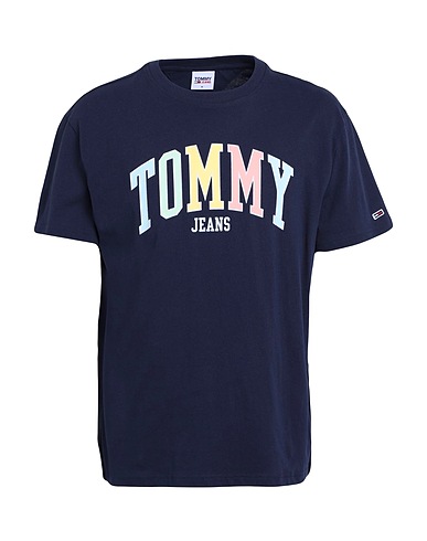 TOMMY JEANS T-Shirt Marineblau 100% Baumwolle