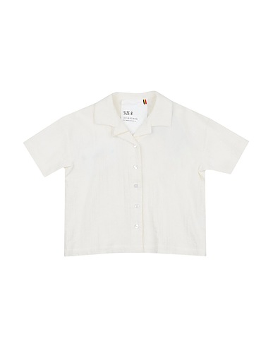 CAROLINE BOSMANS Camicie e bluse tinta unita \ Off white 100% Cotone