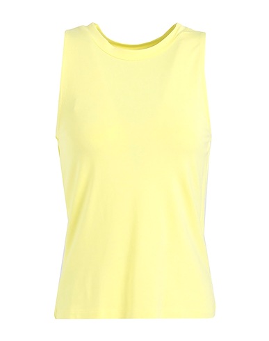 VERO MODA Vest Lime green 95% Tencel™ Modal, 5% Elastane