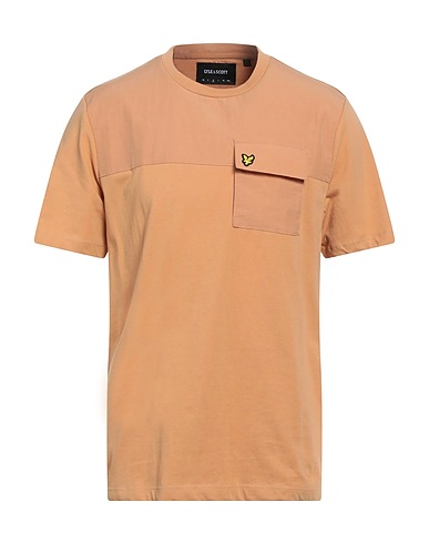 LYLE & SCOTT Basic T-Shirt Camel Cotton