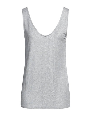 MAJESTIC FILATURES Top Light grey 94% Viscose, 6% Elastane