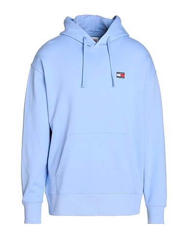 TOMMY JEANS Hoodie Hellblau 100% Baumwolle