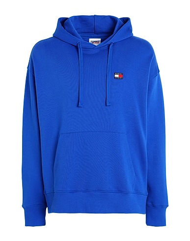 TOMMY JEANS Sweat-shirt Bleu électrique 100% Coton