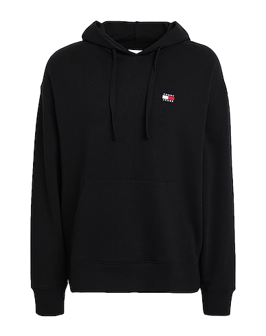 TOMMY JEANS Sweatshirt NERO 100% Baumwolle