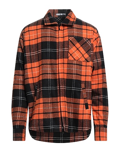 DANIELE ALESSANDRINI Hemden Orange 45% Acryl, 30% Polyester, 20% Wolle, 5% Andere Fasern
