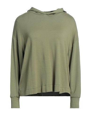 MAJESTIC FILATURES Hooded sweatshirt Military green 96% Viscose, 4% Elastane