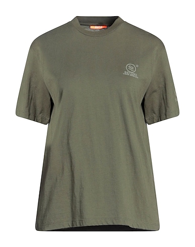 SUNS BOARDS T-Shirt Militärgrün 100% Baumwolle