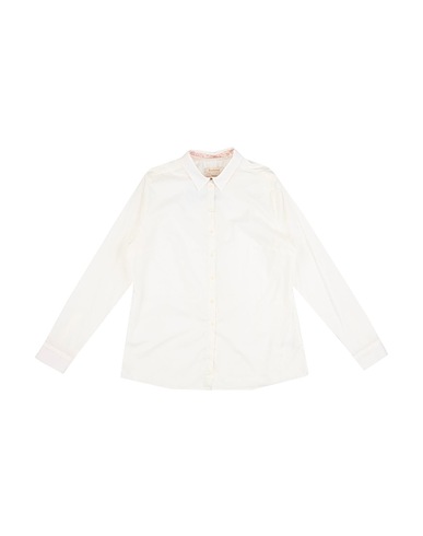 BARBOUR Solid colour shirts & blouses Ivory 70% Cotton, 26% Polyamide, 4% Elastane