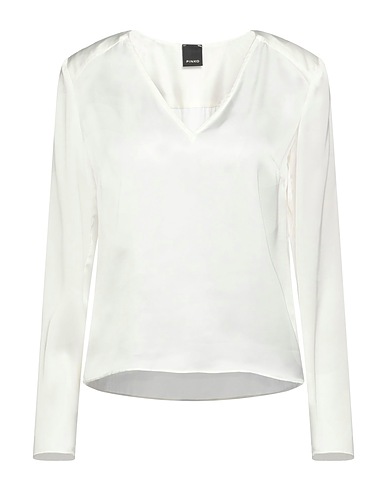 PINKO Top Bianco 70% Viscosa, 30% Seta