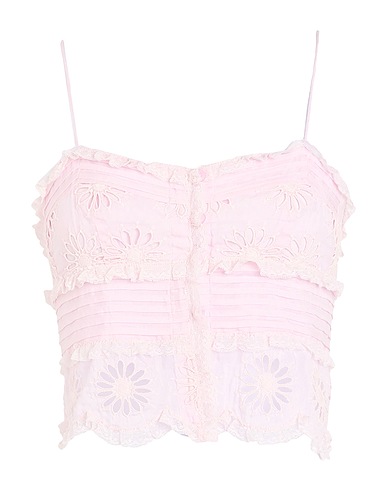 ISABEL MARANT Top Light pink 70% Cotton, 30% Silk