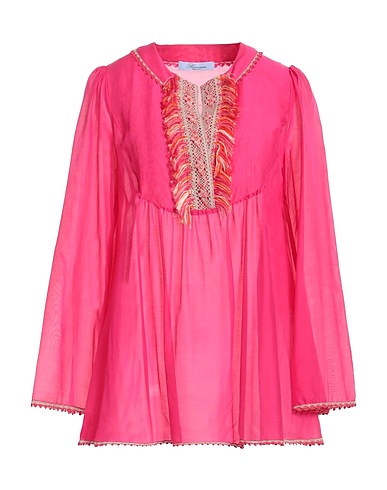 BLUMARINE Top Magenta 70% Cotton, 30% Silk, Polyester