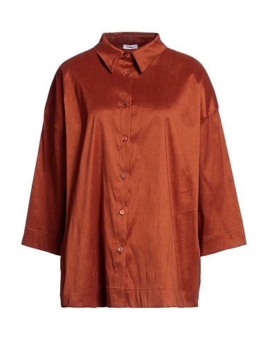 ROSSOPURO Camisas y blusas lisas Óxido 64% Poliéster, 33% Nailon, 3% Elastán