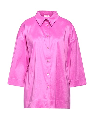 ROSSOPURO Solid colour shirts & blouses 64% Polyester, 33% Nylon, 3% Elastane