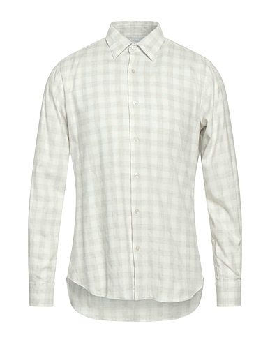 BOGLIOLI Checked shirt White 100% Cotton