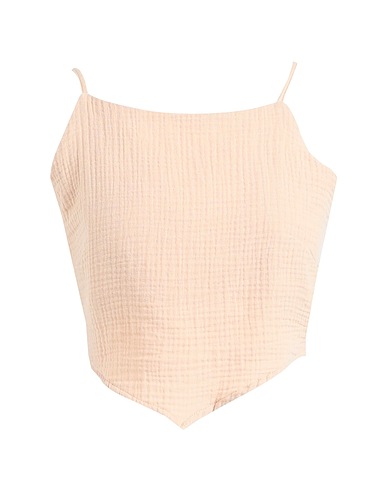 VERO MODA Crop top Sand 100% Cotton