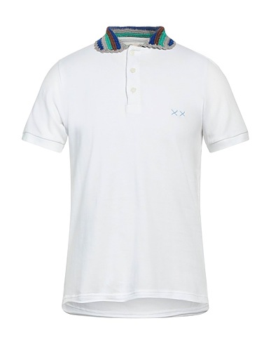 PROJECT E Polo shirt White 100% Cotton
