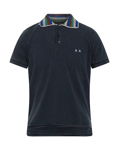 PROJECT E Polo shirt Navy 100% Cotton
