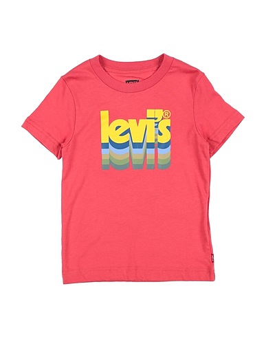 LEVI'S T-shirt Red 100% Organic cotton