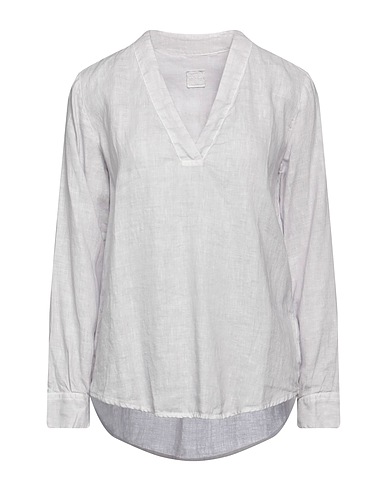 120% LINO Top Hellgrau 100% Leinen
