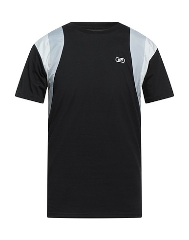 ASICS TIGER T-shirt Black 65% Polyester, 35% Cotton