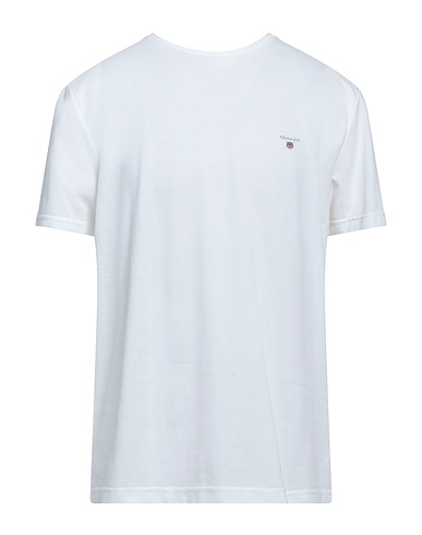 GANT Basic T-Shirt Weiß 100% Baumwolle