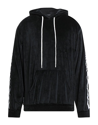 TAKESHY KUROSAWA Hooded track jacket  Black 92% Polyester, 8% Elastane