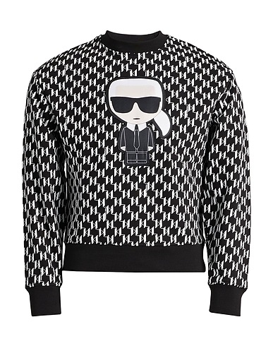 KARL LAGERFELD Sweatshirt Black 90% Cotton, 10% Polyester
