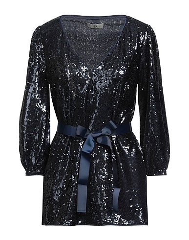 TWINSET Top Navy blue 100% Polyamide, Polyester