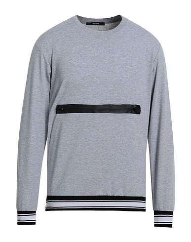 TAKESHY KUROSAWA Sweatshirt Light grey 90% Cotton, 10% Rubber