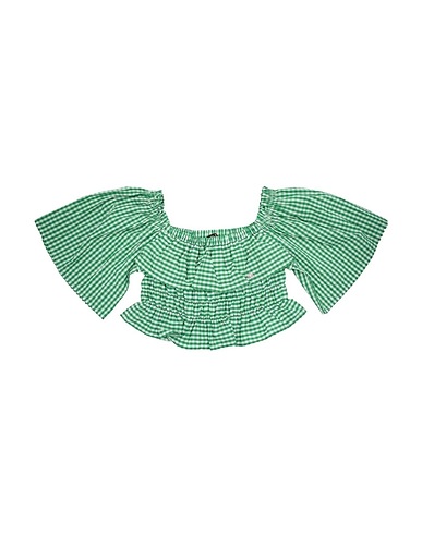MANILA GRACE Top Verde Cotone