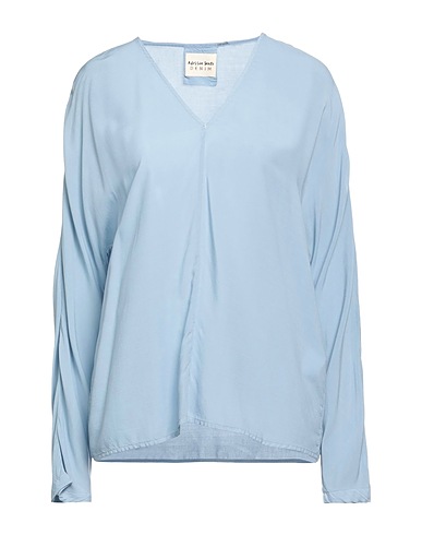 ALESSIA SANTI Top Sky blue 100% Viscose
