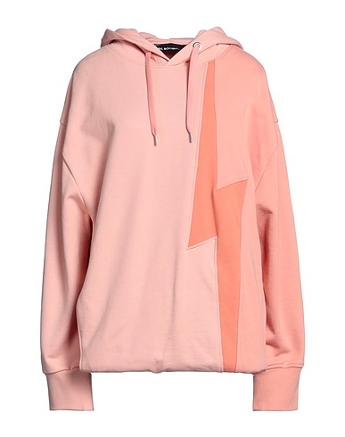 NEIL BARRETT Hooded track jacket  Salmon pink 100% Cotton