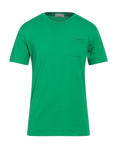 DANIELE ALESSANDRINI HOMME Basic T-Shirt Green 100% Cotton