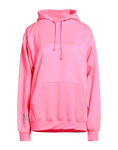 SEMICOUTURE Felpa Fucsia 80% Poliestere, 20% Cotone
