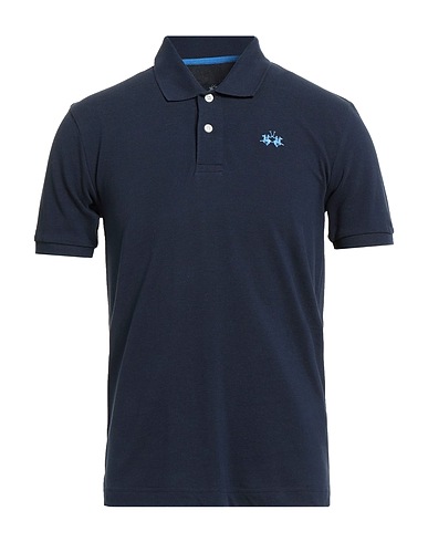 LA MARTINA Polo Blu notte 100% Cotone