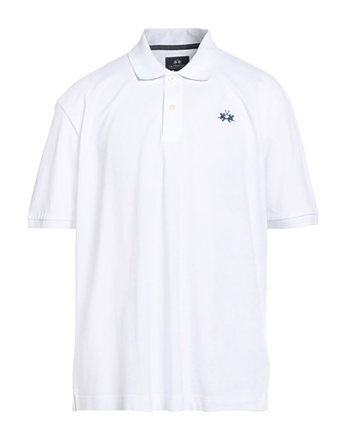 LA MARTINA Polo shirt White 100% Cotton