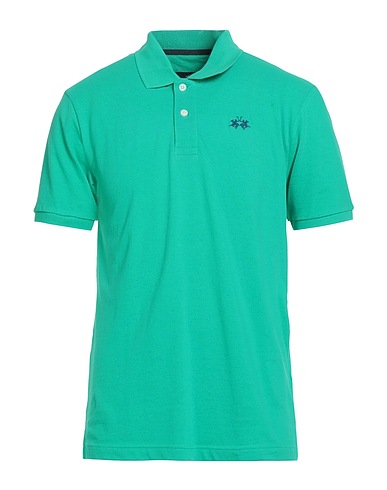 LA MARTINA Polo shirt Green 100% Cotton