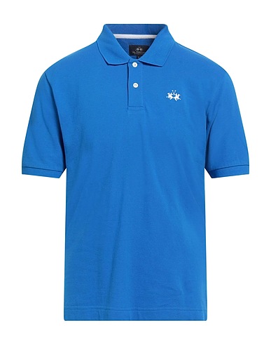 LA MARTINA Polo shirt Light blue 100% Cotton