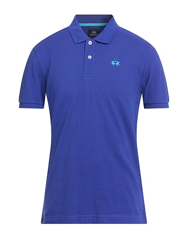LA MARTINA Polo shirt Purple 100% Cotton