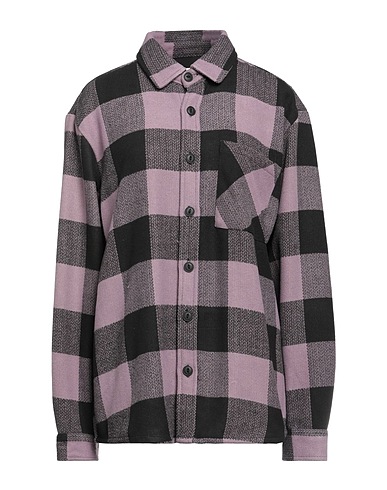 ELEVEN PARIS Camicia a quadri Malva 100% Poliestere