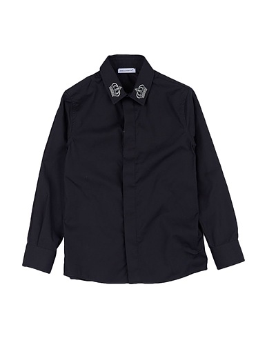 DOLCE&GABBANA Patterned shirt Black 100% Cotton, Polyester, Viscose, Polyamide, Metallic Polyester